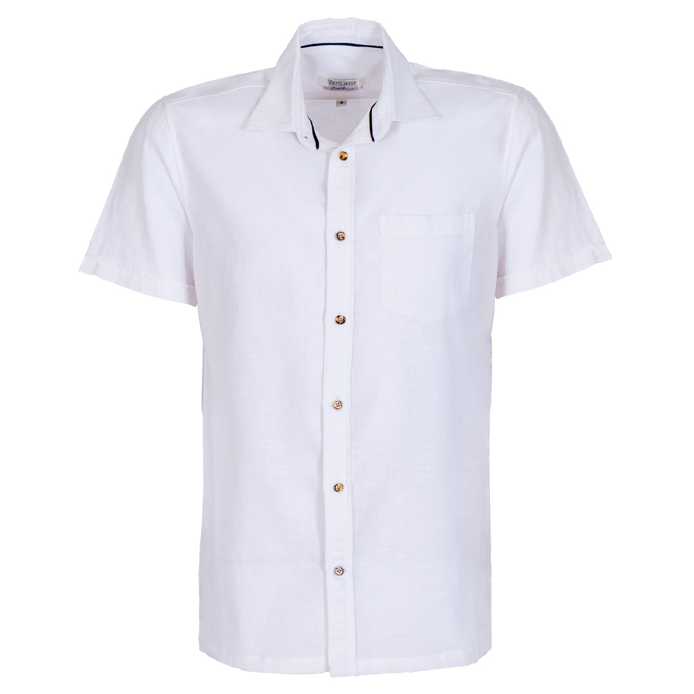 Men's Pure Linen Bushirt (LIN-1111|CLR/HSP)