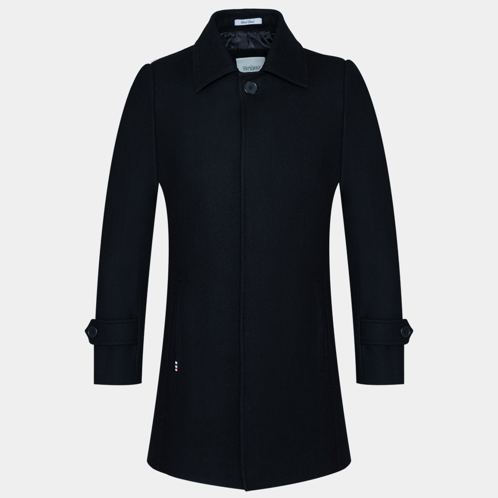Men's Wool Blend Half Coat (BL-125|MCT)       