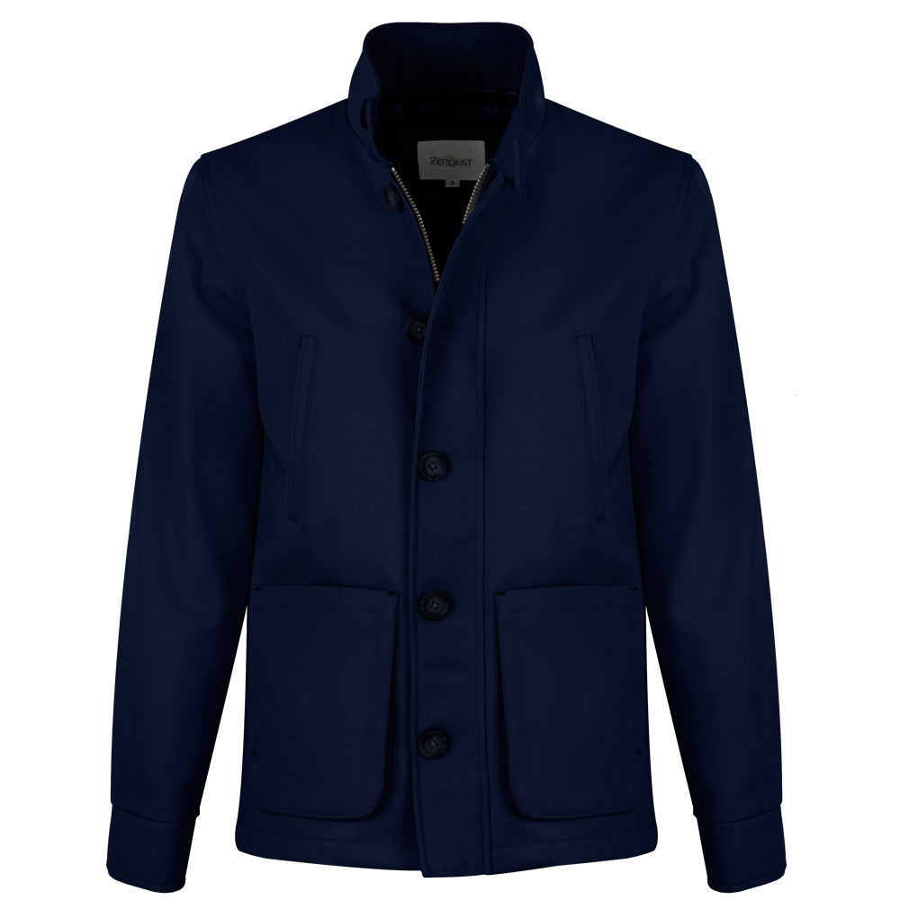 Men's Pure Cotton Zipper Jacket (CTN-766|DRL)       