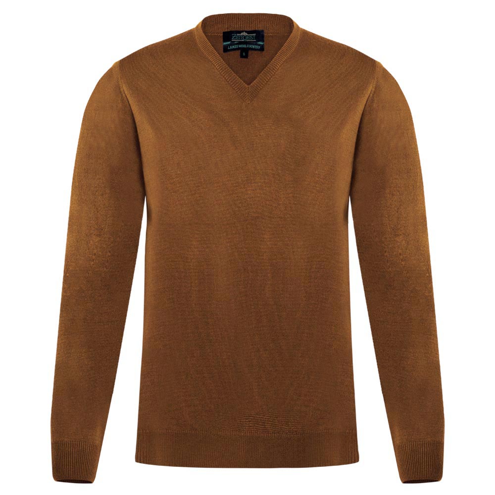 Men's Lambswool Country Sweater (QW-077|VNK/FSL)        
