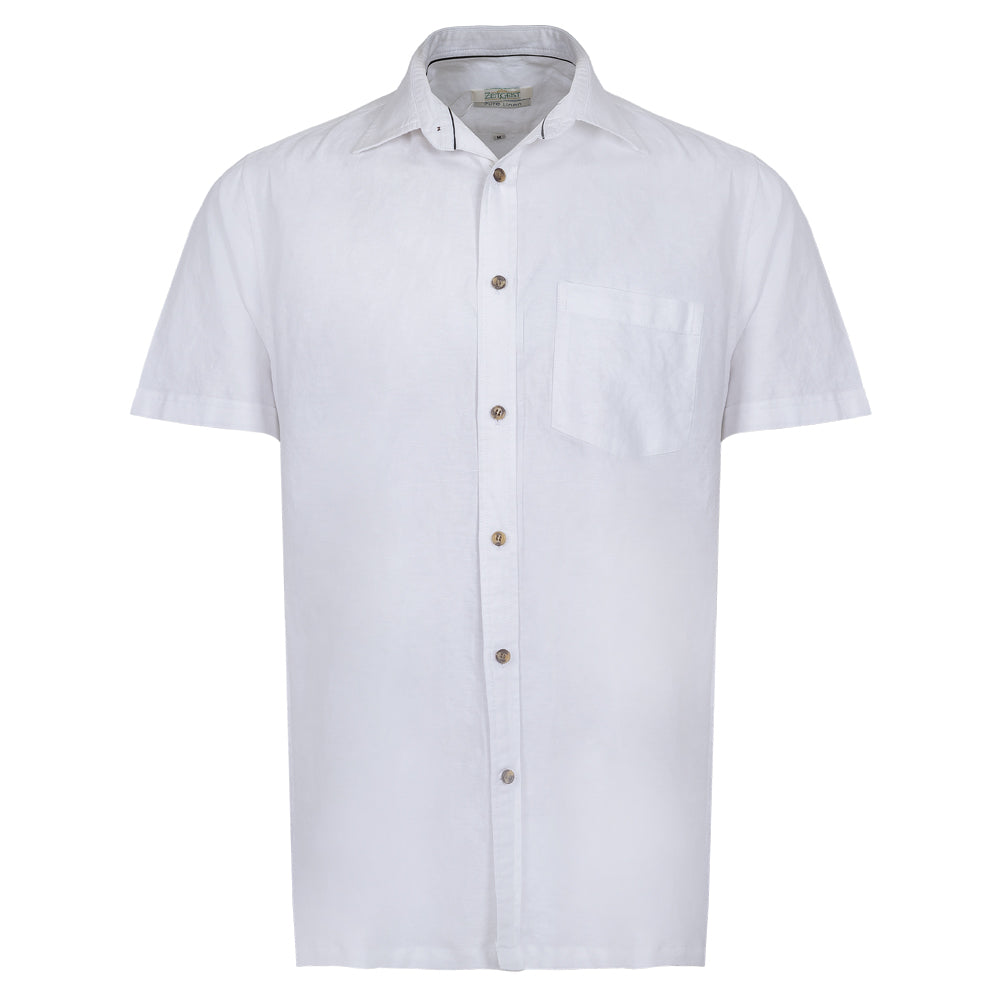 Men's Pure Linen Bushirt (LIN-1201|CLR/HSP)