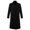 Women's Feather Form Half Coat (KNT-28|1660)       