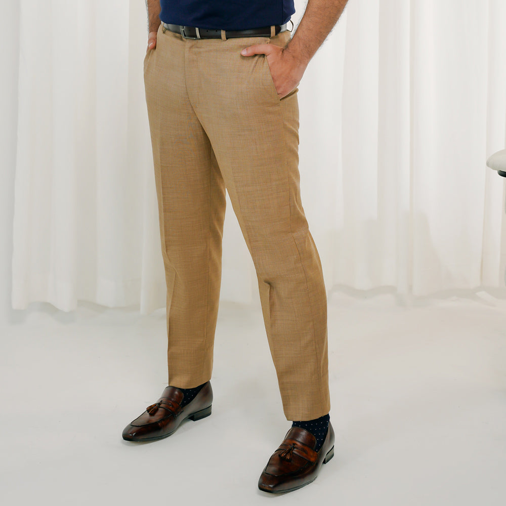 Men's Wool Rich Blend Trousers (STR-71|PTL)        