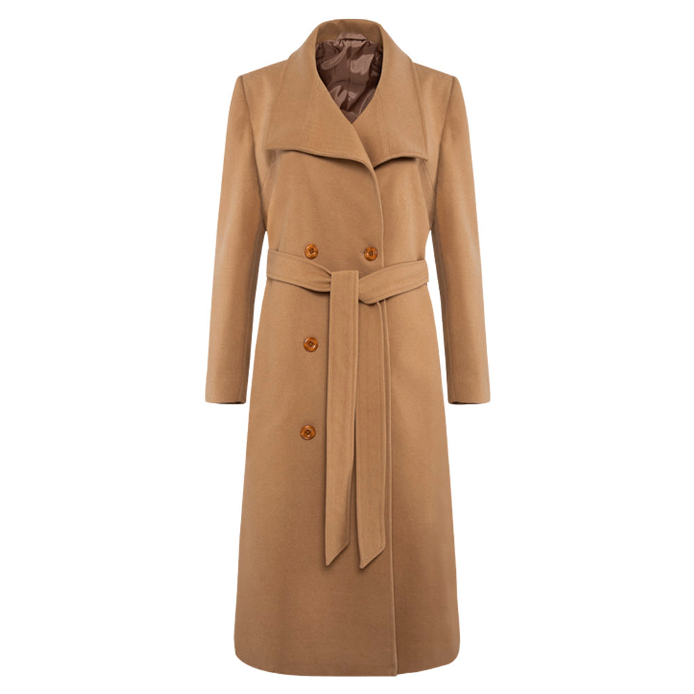 Women's Feather Form Over Coat (KNT-51|1665)       