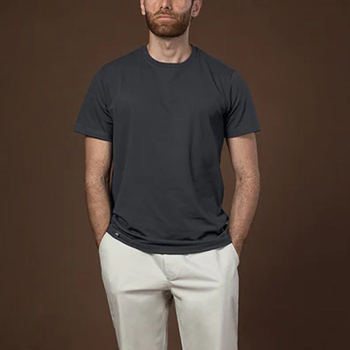Men's Cotton Polyester Elastane T Shirt (CBJS-11/12|SLM)       