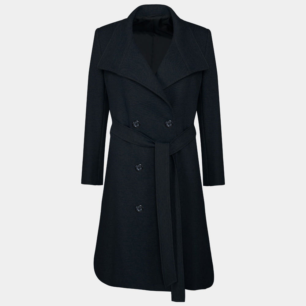 Women's Feather Form Over Coat (KNT-72|1665)       