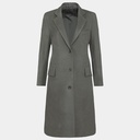 Women's Feather Form Half Coat (KNT-76|1802)       