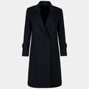 Women's Feather Form Half Coat (KNT-33|1804)       