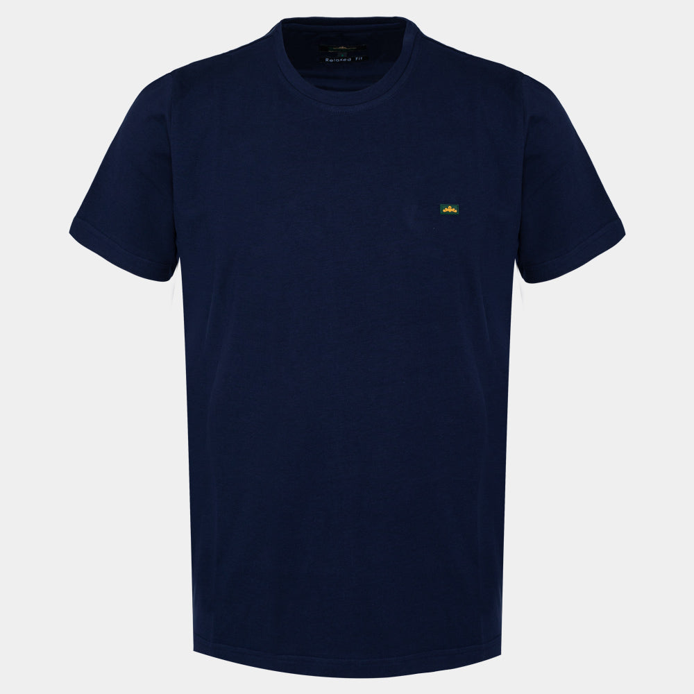 Men's Cotton Polyester Elastane T Shirt (CBJSH-1|RLX)       