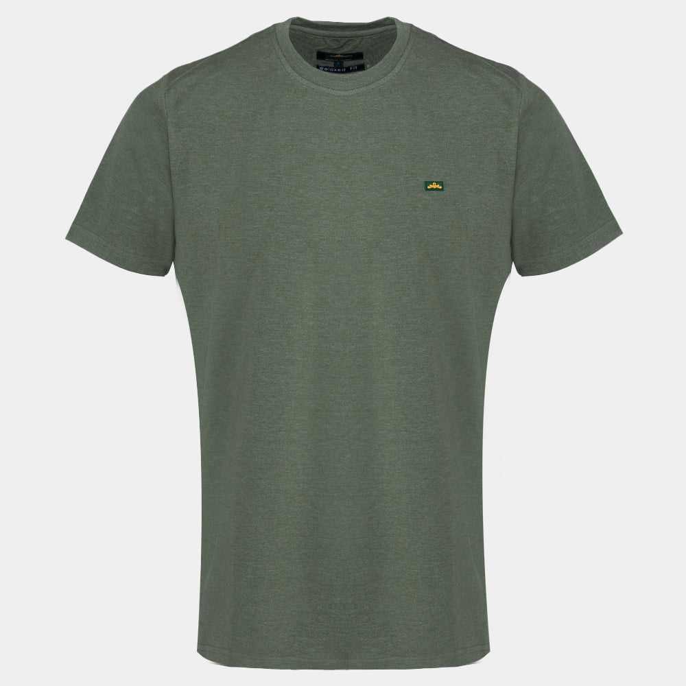Men's Cotton Polyester Elastane T Shirt (CBJSH-2|SLM)       