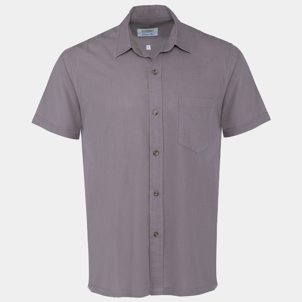 Men's Linen Lux Bushirt (LINCLX-12|CLR/HSP)