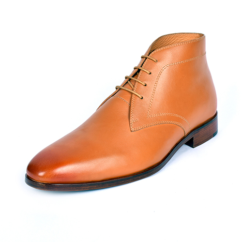 [UNI-2324] Brown Wing Tip Quarter Brogue Boot (UENT-MW-15|MIS/1)