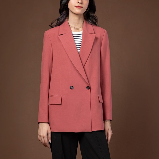 Women's Wool Rich Blend Jacket (STR-53|1677|FOLA)