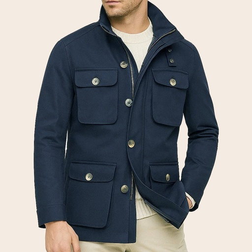 Men's Pure Cotton Zipper Jacket (CTN-773|TWC)       